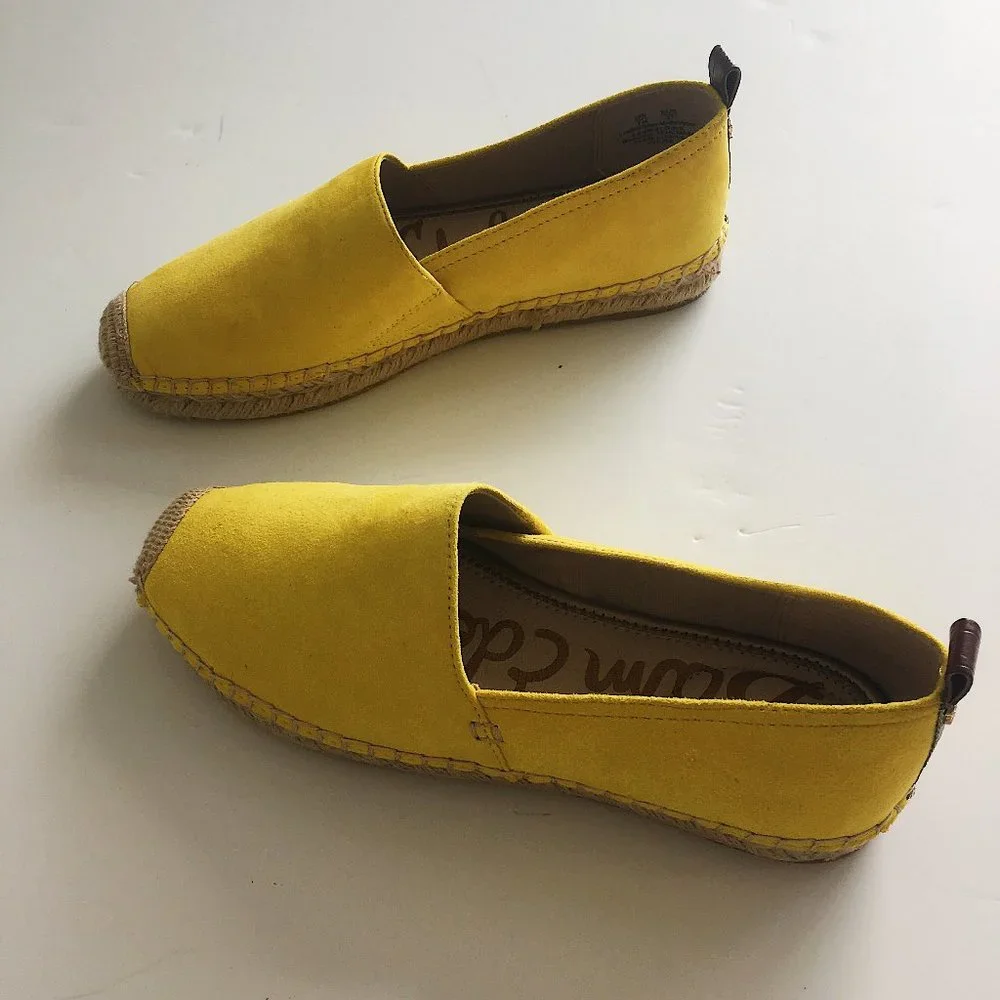 Sam Edelman Khloe Slip-On Espadrille in Lemon Zest